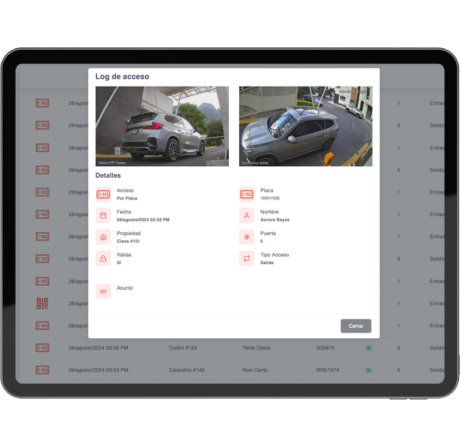 administracion web computadora - control de accesos para fraccionamientos